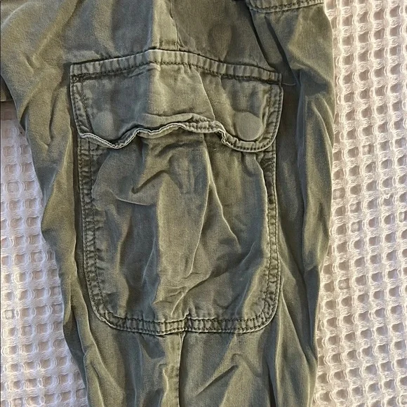 Olive Green Cargo Joggers - Picture 7 of 7